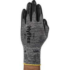 Handschoen HyFlex 11-801 maat 7 grijs/zwart EN 388 PSA-categorie II nylon met ni