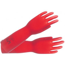 Chemicaliënhandschoen AlphaTec Sol-Vex 37-900 maat 8 rood EN 388, EN 374, ISO 90