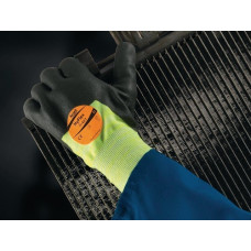 Handschoen HyFlex® 11-427 maat 10 grijs/lichtgeel EN 388, EN 407 PSA-categorie I