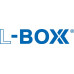 Assortimentskist L-BOXX® mini B258,5xDxH64mm 6 vakken transparant zwart/antraci