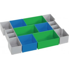 Indelings-set L-BOXX® CD3 LB 102 B378xD313xH65mm blauw/groen/grijs BS SYSTEMS