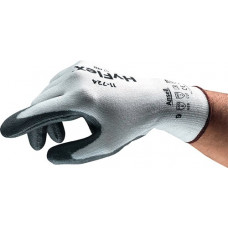 Snijbestendige handschoen HyFlex® 11-724 maat 8 wit/grijs EN 388 PSA-categorie I