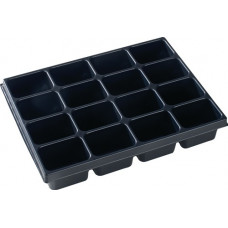 Verdeler voor kleine delen i-BOXX® iB 72 B349xD265xH63m polystyreen met 16 bakk
