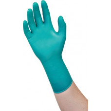 Wegwerphandschoen Microflex 93-260 maat 10,5-11 groen/blauw neopreen/nitril EN 3