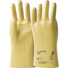 Handschoen Gobi 109 maat 8 geel BW-tricot met nitril EN 388 PSA-categorie II HON