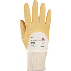 Handschoen Monsun 105 maat 9 curry BW-tricot m.nitril EN 388 PSA-categorie II HO