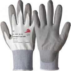 Snijbestendige handschoen Camapur Cut 620 maat 10 wit/grijs EN 388 PSA-categorie