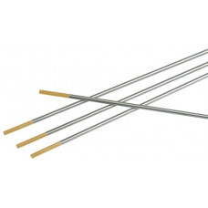 Wolfraamelektrode WL 15 d. 1,6 mm lengte 175 mm goud LITTY