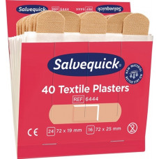 Pleisterstrip salvequick elastisch 6 navulverpakking per 40 st. SALVEQUICK