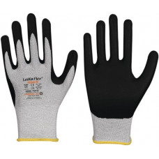 Handschoen LeikaFlex® Touch 1464 maat 10 grijs/zwart EN 388 PSA-categorie II nyl