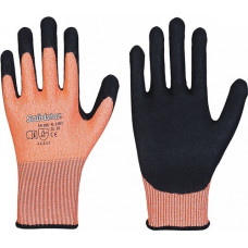 Snijbestendige handschoen Solidstar 1683 maat 9 oranje/zwart EN 388 PSA-categori
