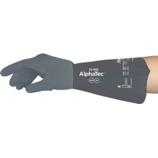 Chemiehandschoenen AlphaTec 53-001 maat 10 grijs/zwart EN 388, EN 374, EN 407 PS