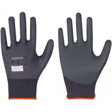Handschoen Solidstar Soft 1463 maat 8 grijs EN 388 PSA-categorie II nylon/elasta