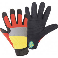 Vorstwerende handschoen WOODS Mechanics maat XL zwart/rood/geel EN 388, EN ISO 1