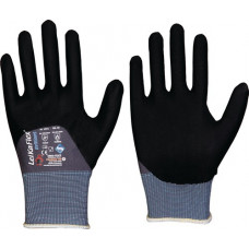Handschoen LeikaFlex® Brilliant maat 11 grijs/zwart PSA-categorie II 12 paar LEI