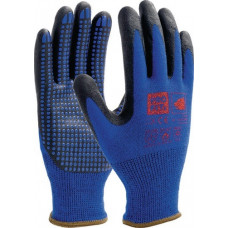 Fijngebreide nitril-handschoen NI-Thermo maat 10 blauw EN 388, EN 407, EN 511 PS