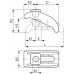 Spannpratze Nr.6313K f.T-Nut 12mm Spann-H.0-35mm M12x12x100mm AMF