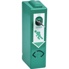 EH-deurbewaker 990 000 profiel-halfcilinders inkl. 2 sleutel groen gelakt basis