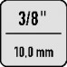 Insteekomzetratel 7412-00 1/4 inch 9 x 12 mm chroom-vanadiumstaal GEDORE