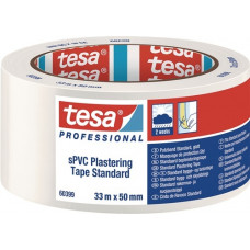 PVC-pleisterband 60399 standaard wit lengte 33m breedte 50mm TESA