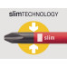 Omkeerkling SlimBit Electric Plus / minus sleuf / PZD 2 x 75 mm VDE geïsoleerd W