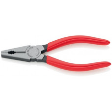 Combinatietang lengte 140 mm gepolijst kunststof mantel KNIPEX