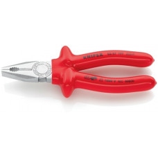 Combinatietang lengte 180 mm met dompelisolatie verchroomd VDE KNIPEX