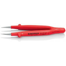 Precisiepincet lengte 130 mm recht verchroomd KNIPEX