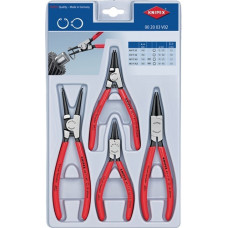 Borgringtangen-set 4-delig in stevige kunststof verpakking 10-60mm KNIPEX