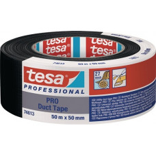 Weefseltape Duct Tape PRO 74613 zwart lengte 50m breedte 50mm TESA