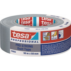 Weefseltape Duct Tape PRO-STRONG 74662 zilver lengte 50m breedte 50mm TESA