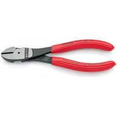 Kracht-zijsnijtang lengte 160 mm gepolijst vorm 0 kunststof mantel KNIPEX