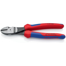 Kracht-zijsnijtang lengte 200 mm gepolijst vorm 0 meercomponenten mantels KNIPEX