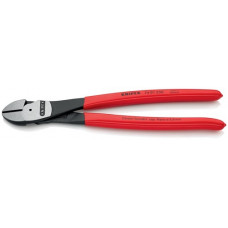 Kracht-zijsnijtang lengte 250 mm gepolijst vorm 0 kunststof mantel KNIPEX