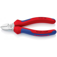 Zijsnijtang lengte 140 mm hoofd verchroomd meercomponenten mantels KNIPEX