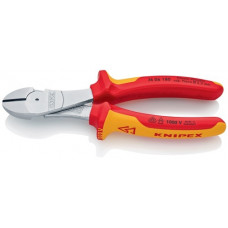 Kracht-zijsnijtang lengte 180 mm VDE vorm 0 meercomponenten mantels KNIPEX