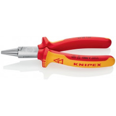 Rondbektang lengte 160 mm tang verchroomd meercomponenten mantels KNIPEX