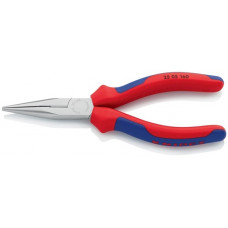 Vlakrondbektang lengte 160 mm vlak/rond recht meercomponenten mantels KNIPEX