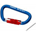 Materiaalkarabijn lengte 81 mm met schroefsluiting blauw gecoat KNIPEX