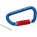 Materiaalkarabijn lengte 81 mm met schroefsluiting blauw gecoat KNIPEX