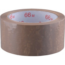 Verpakkingsplakband PVC bruin lengte 66 m breedte 50 mm wiel