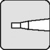 Borgringtang A 1 voor assen d. 10-25 mm gepolijst KNIPEX