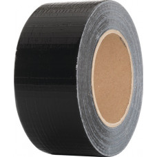 Weefseltape zwart lengte 50m breedte 50mm rol ENVIROPACK