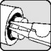 Borgringtang A 3 voor assen d. 40-100 mm gepolijst PROMAT