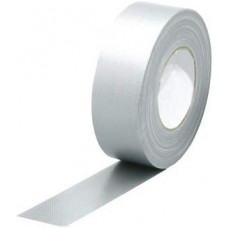 Weefseltape zilver lengte 50m breedte 50mm rol ENVIROPACK