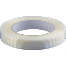 Filamentband kleurloos lengte 50 m breedte 19 mm wiel